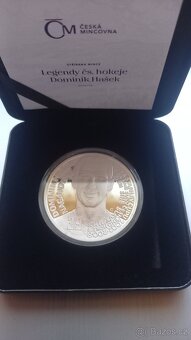 Stříbrná mince Dominik Hašek 1 Oz, proof - 4