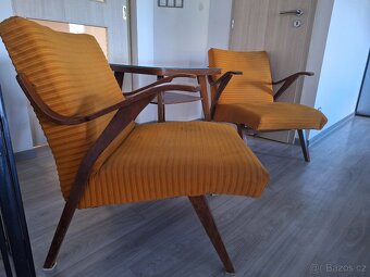 Židle křesla stolek - 4