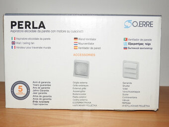 Nový axiální ventilátor O.ERRE Perla 10/4" - 4