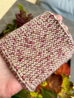 Dámská/dívčí pletená čelenka ,, sv.hnědá" NOVÁ - 4