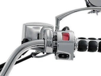 Chromovaný celokryt brzd. kapaliny chopper Yamaha,Honda. - 4