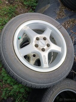 ŠKODA OCTAVIA 1,VW,SEAT -15"ALU SADA, LETNÍ PNEU 195/65/15 - 4