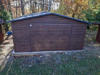 Plechová garáž 5x6m - 4