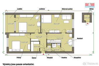 Prodej bytu 3+1, 76 m², Plzeň, ul. Vejprnická - 4