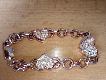Swarovski náramek "SILVEGO - vel.M zlacený -18K - 4