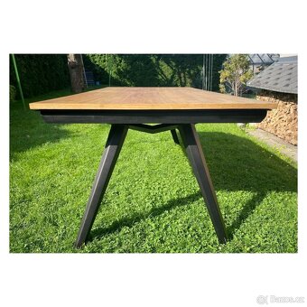 Rozkládací jídelní stůl - City 190 cm, přírodní dub - 4
