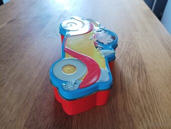 PLECHOVÁ ZNAČKOVÁ KRABIČKA OD BONBONU NODDY CAR FRANCIE - 4