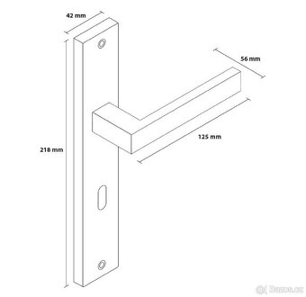 Nerezová klika Topaz - 4