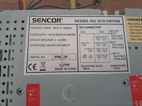 Autorádio Sencor s CD/SD/USB - 4