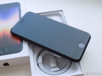APPLE iPhone SE (2022) 128GB Midnight - ZÁRUKA - 100% BATER. - 4