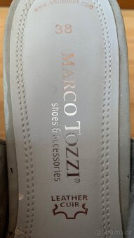 Kožené lodičky zn. Marco Tozzi vel. 38 - 4