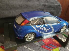 Ford Focus wrc 1:18 rally Autoart test car,detailní - 4