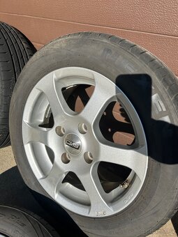 Alu kola+nexen Daewo Nubira 2004 -4x114,3 mm. 56,6 mm. - 4