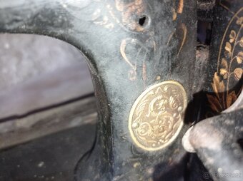 Prodam starožitný sici stroj,pohon kličkou ,fa STOEWER - 4