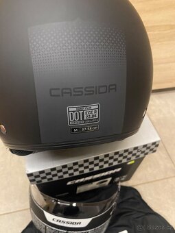 Otevřená helma na motorku Cassida Handy Plus, vel. M - 4