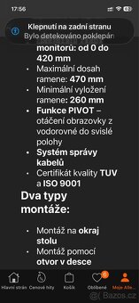 Držák na 2 monitory - 4