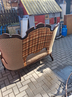 Starožitná sofa , pohovka ve stylu Rokoko - 4