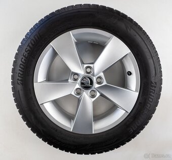 Škoda Fabia - Originání 15" alu kola - Zimní pneu - 4