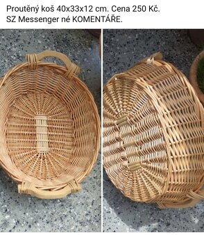 Koše a košíky viz fota. Ceny viz fota. - 4