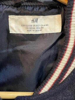 Baseball jacket, podzimni bunda H&M vel.122/128 - 4