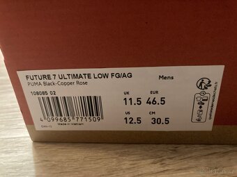 Kopačky Puma Ultimate Low FG/AG - 4