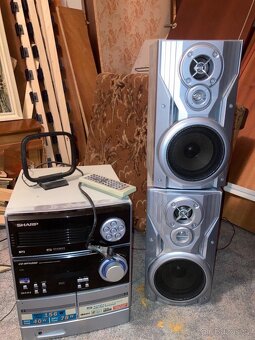 Hi-Fi věž Sharp CD-MPX200 s reproduktory - 4
