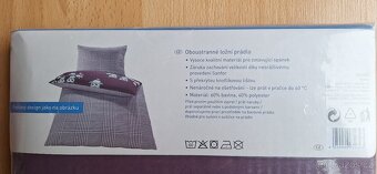 2x NOVÉ oboustranné ložní povlečení - 4