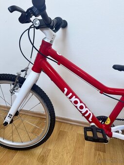 Dětské kolo Woom 4 Červené - 4