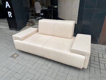 Kožená sedačka KLER - 4