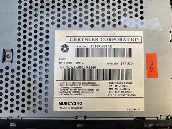 Autorádio MC CD Chrysler Dodge Jeep - 4