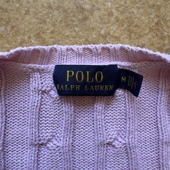 Ralph Lauren Polo růžový svetr - 4