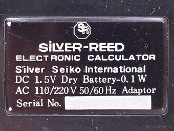 Silver Reed 80 Seiko - Retro kalkulačka - 4