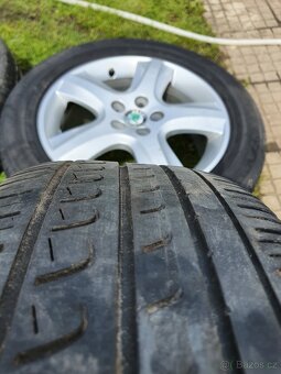 Alu kola Škoda 205/55R16 letní - 4