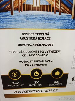 Termoizolační stříkaná pistolová pěna - 4