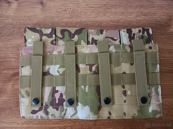 Molle Sumka na 4 zásobníky AR15/M4 - 4