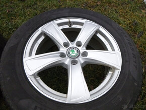 4x alu (5x112) zimní pneu 215/65 r17 (6-7 mm) - 4