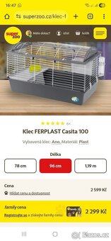 Klec FERPLAST Casita 100 - 4