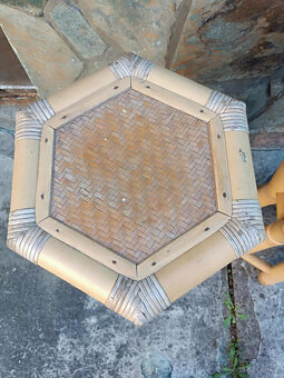 Bambusové barové židle - 4