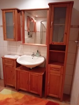 dřevěná, koupelnová, 5 dílná sestava - 4