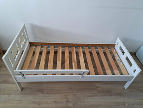 Dětská postel IKEA KRITTER bílá, 70x160 cm - 4
