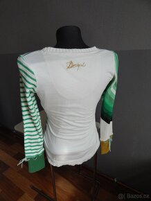 Bílý svetr Desigual , XS - 4