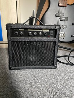 Elektrická baskytara Cort Action PJ OPB + baskytarové kombo - 4
