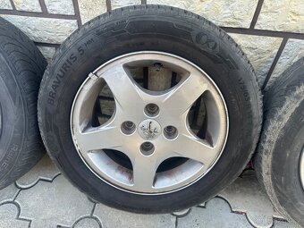 Prodám alu kola Peugeot 175/65 r14 - 4