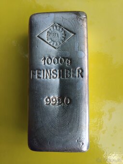 Investiční stříbro.  1 kg - 4