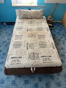 Polohovací postele s úložným prostorem– 110×200 cm - 4