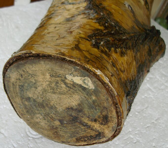 dřevěná váza, samorost - 4