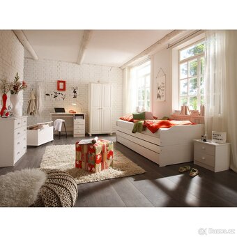 Postel rozkládací multifunkce bílá NOVÁ - 4