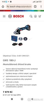 Aku vrtačka a bruska Bosch - 4