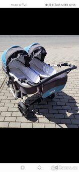 Kočárek Dorjan Twin Danny Sport pro dvojčata - 4