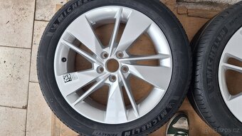 Alu kola Audi 18" 5x112 letní pneu 215/50 R18 nový Q2 Karoq - 4